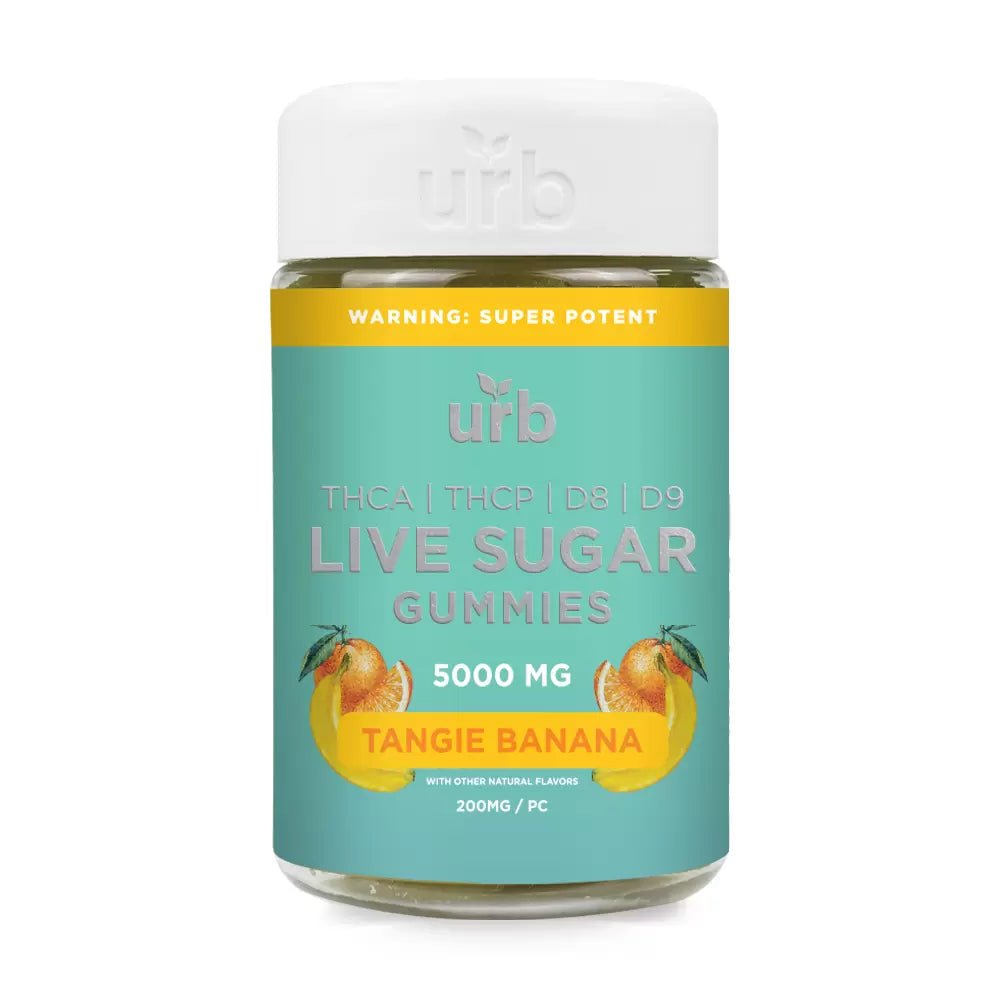 Tangie Banana - Urb THCA Live Sugar Gummies 5000MG - Urb