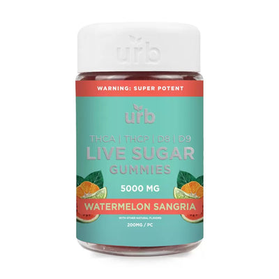 Watermelon Sangria - Urb THCA Live Sugar Gummies 5000MG - Urb