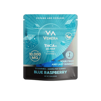 Blue Raspberry - Venera THCA Gummies 10000MG - Venera