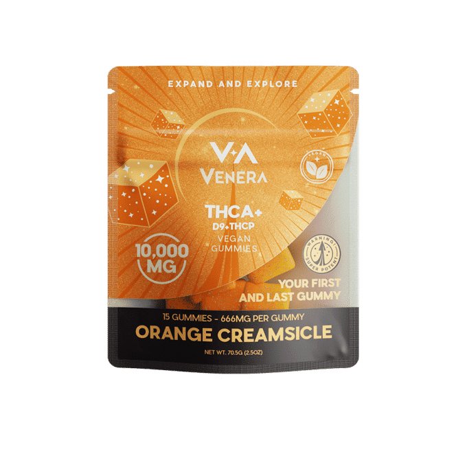 Orange Creamsicle - Venera THCA Gummies 10000MG - Venera