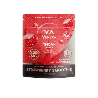 Strawberry Smoothie - Venera THCA Gummies 10000MG - Venera