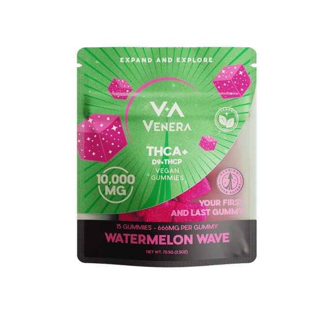 Watermelon Wave - Venera THCA Gummies 10000MG - Venera