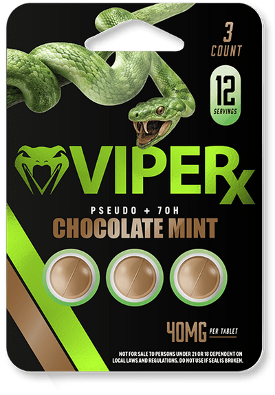 Chocolate Mint - Viperx 7 - Hydroxy + Pseudo 40MG Tablet - Viperx