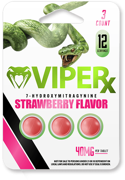 Strawberry - Viperx 7-Hydroxy 40MG Tablet