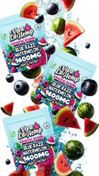 Blue Razz Watermelon - Viva La Hemp Exotic Infused Cubes Gummy 1600MG