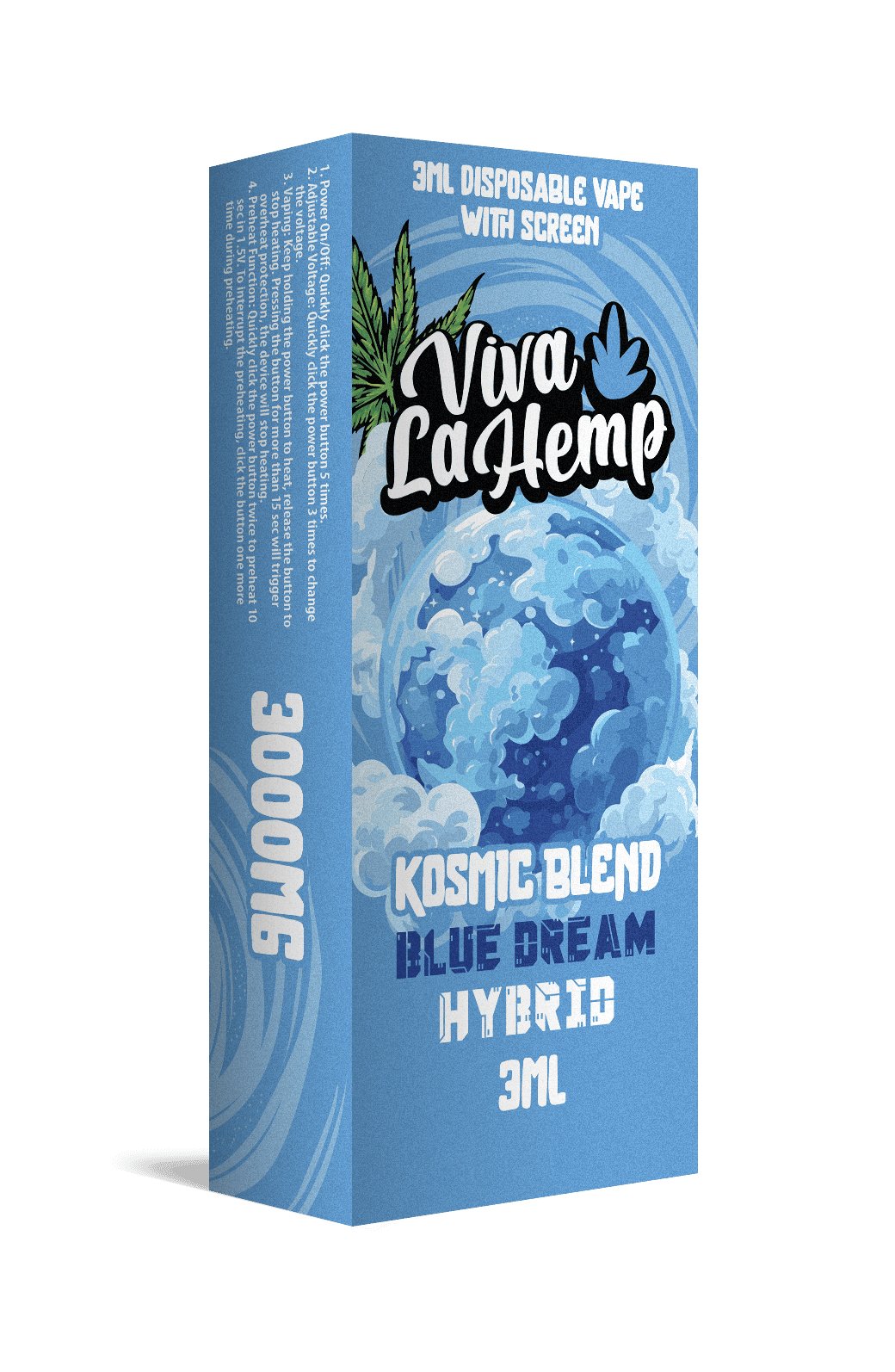 Blue Dream - Viva La Hemp Kosmic Blend Disposable 3G - Viva La Hemp