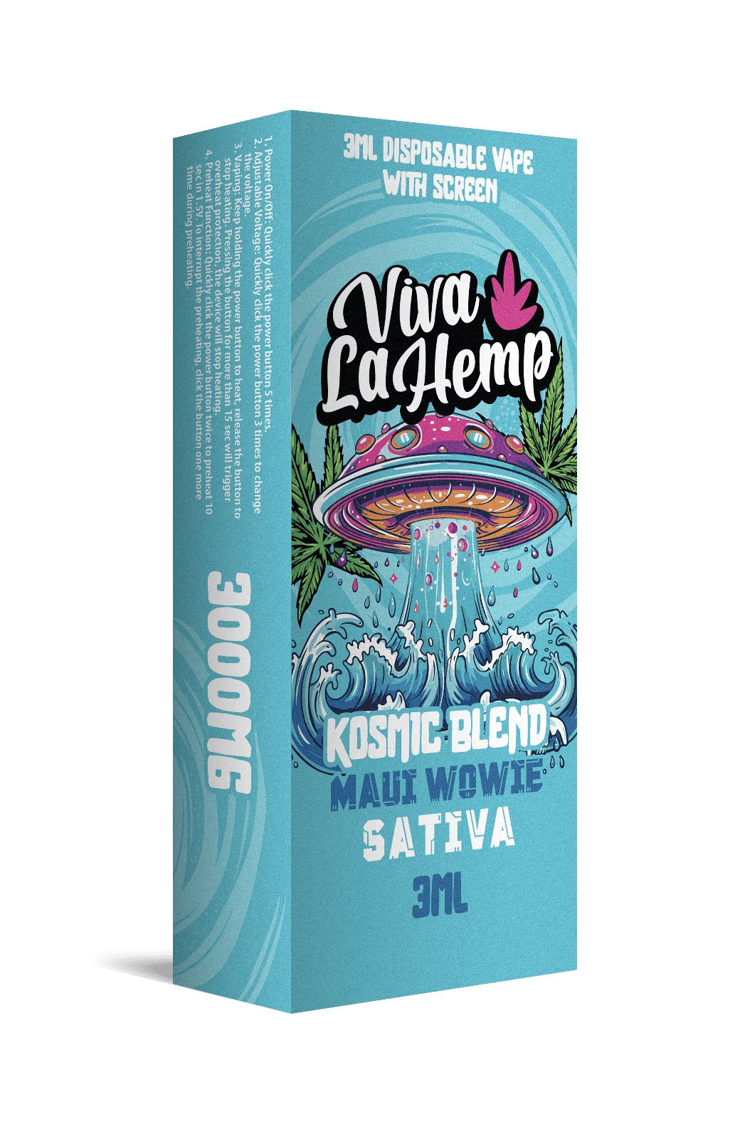 Maui Wowie - Viva La Hemp Kosmic Blend Disposable 3G - Viva La Hemp