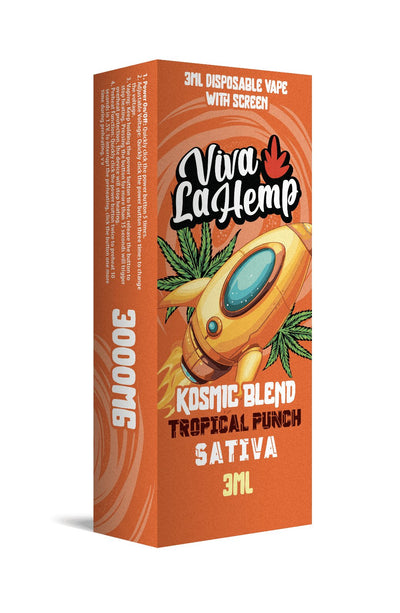 Tropical Punch - Viva La Hemp Kosmic Blend Disposable 3G - Viva La Hemp