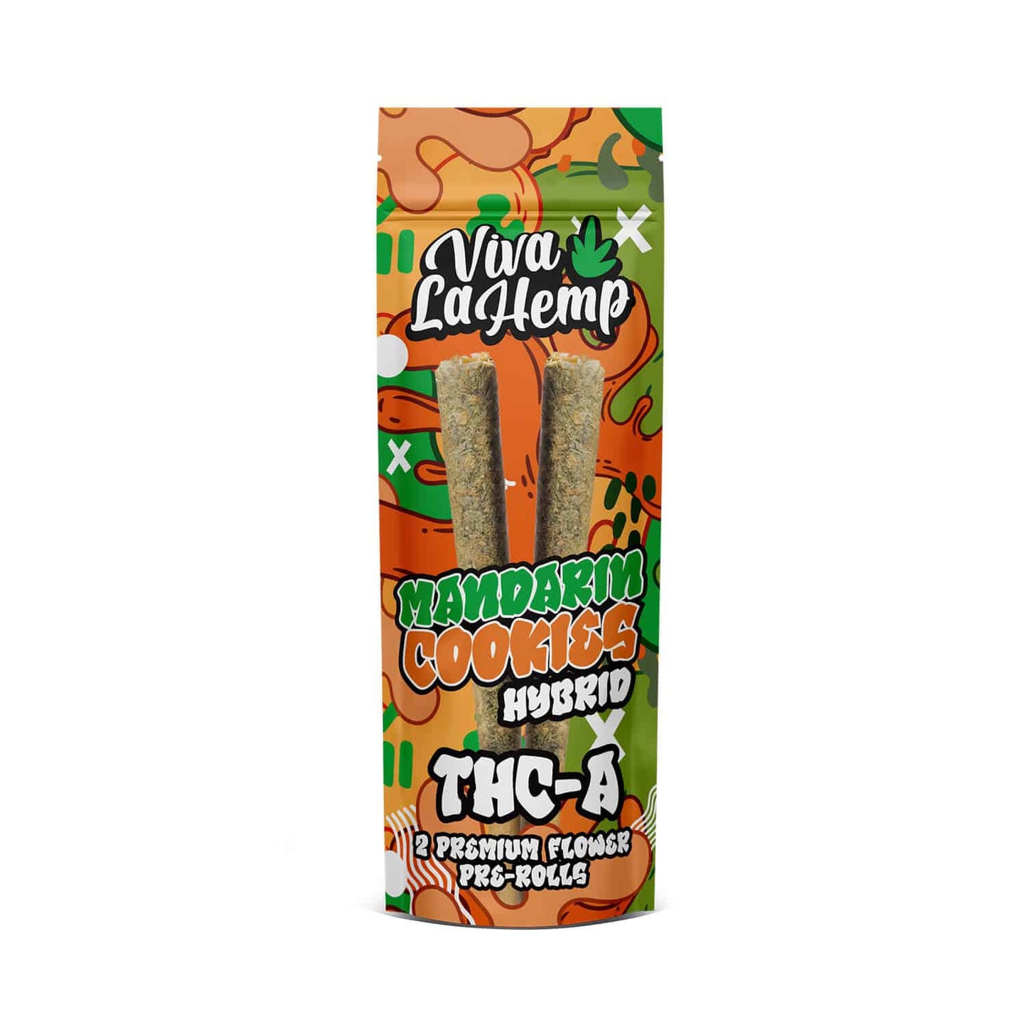 Mandarin Cookies - Viva La Hemp THC-A Cones Pre-Rolls