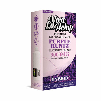 Purple Runtz - Viva La Hemp Platinum Blend Disposable 9G