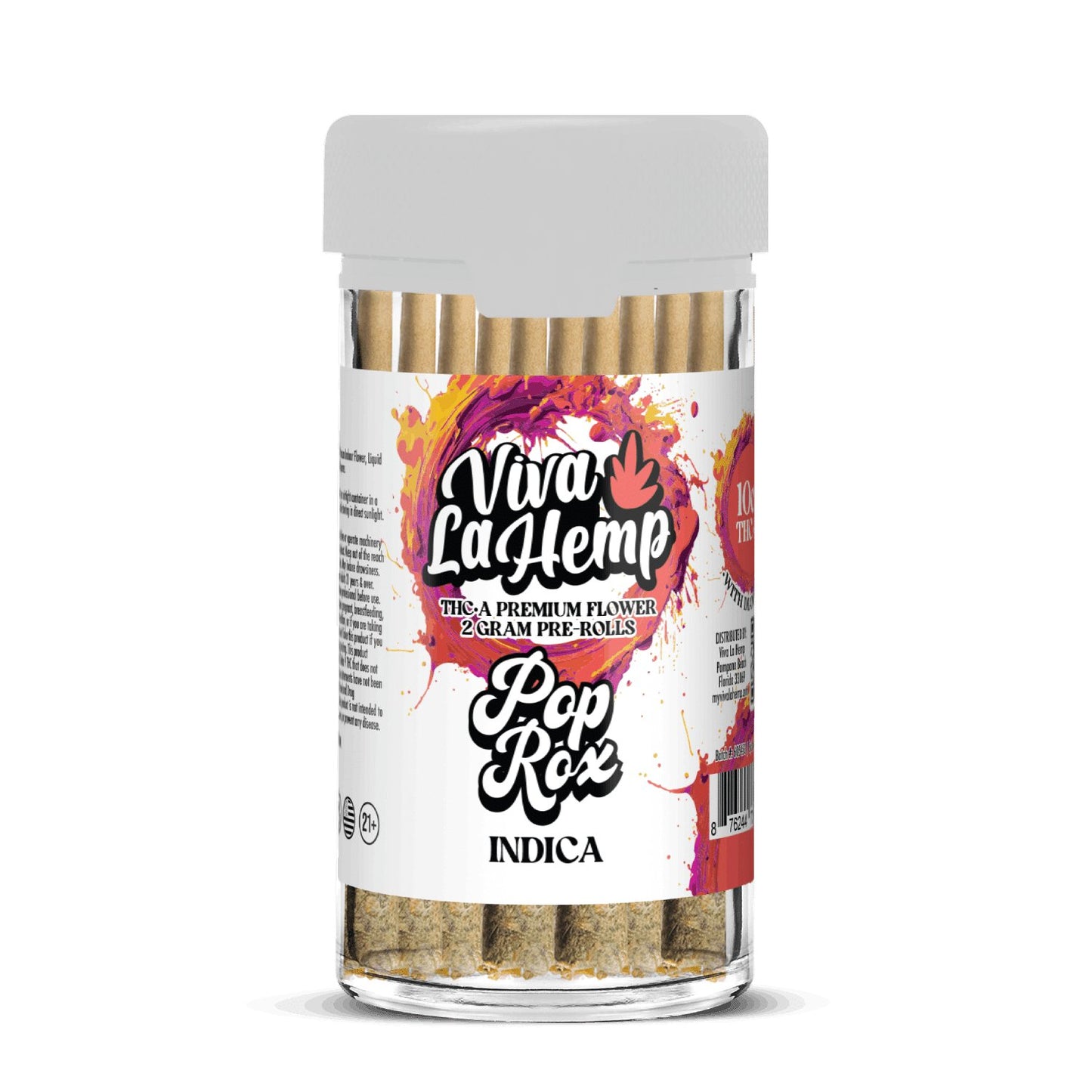 Pop Rox - Viva La Hemp THCA Snow Cones Pre - Rolls 10CT - Viva La Hemp