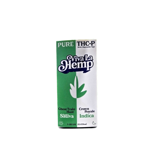 Ghost Train Haze X Crown Royale - Viva La Hemp THCP Dual Disposable Vape 1G - Viva La Hemp