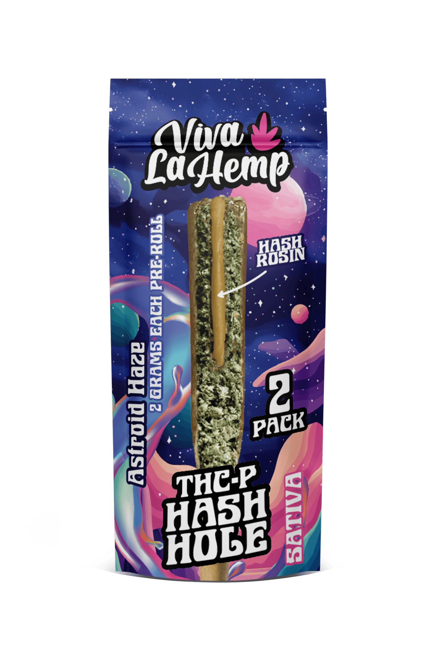 Astroid Haze - Viva La Hemp THCP Hash Hole Pre - Rolls 4G - Viva La Hemp