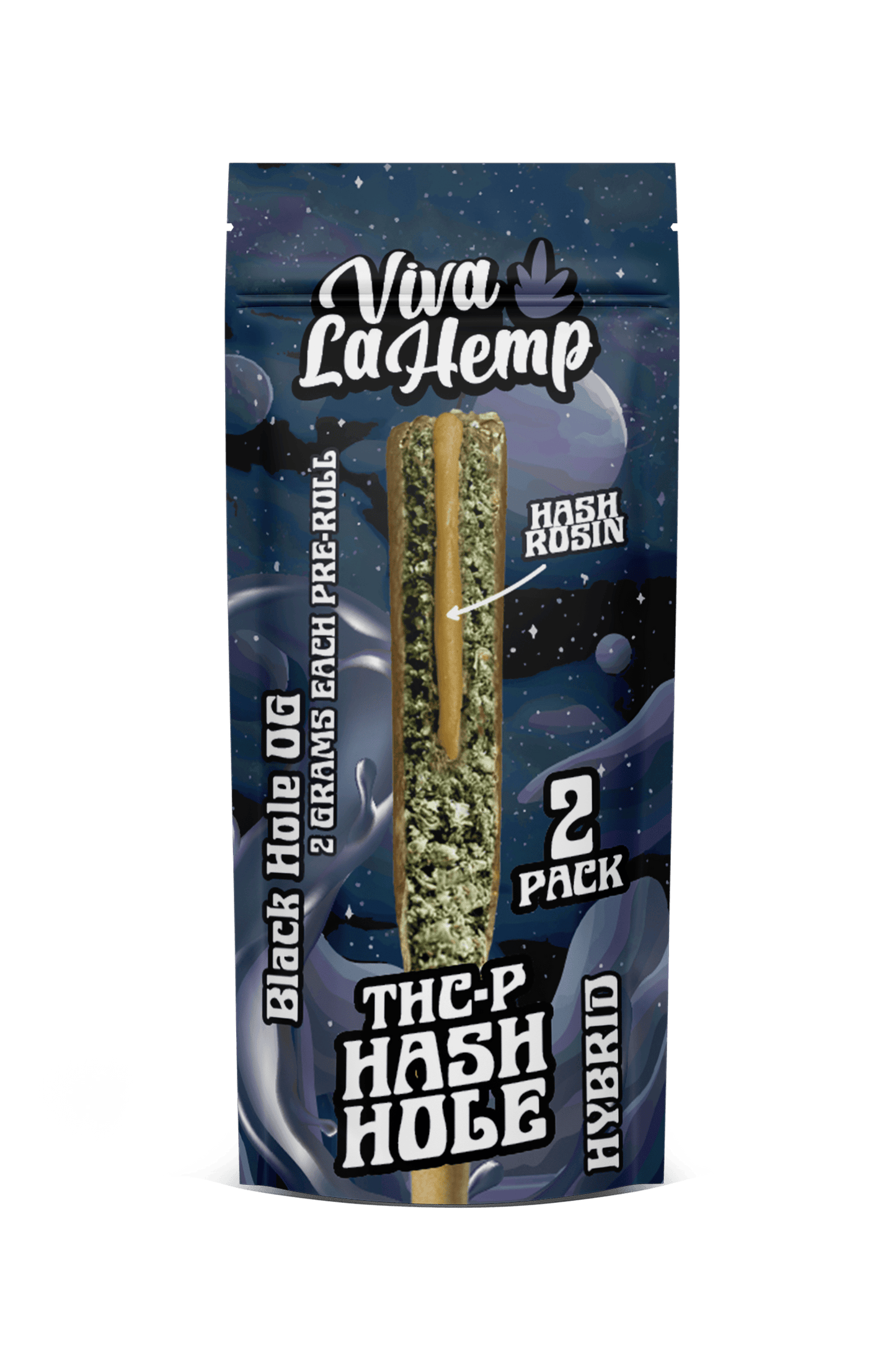 Black Hole OG - Viva La Hemp THCP Hash Hole Pre - Rolls 4G - Viva La Hemp