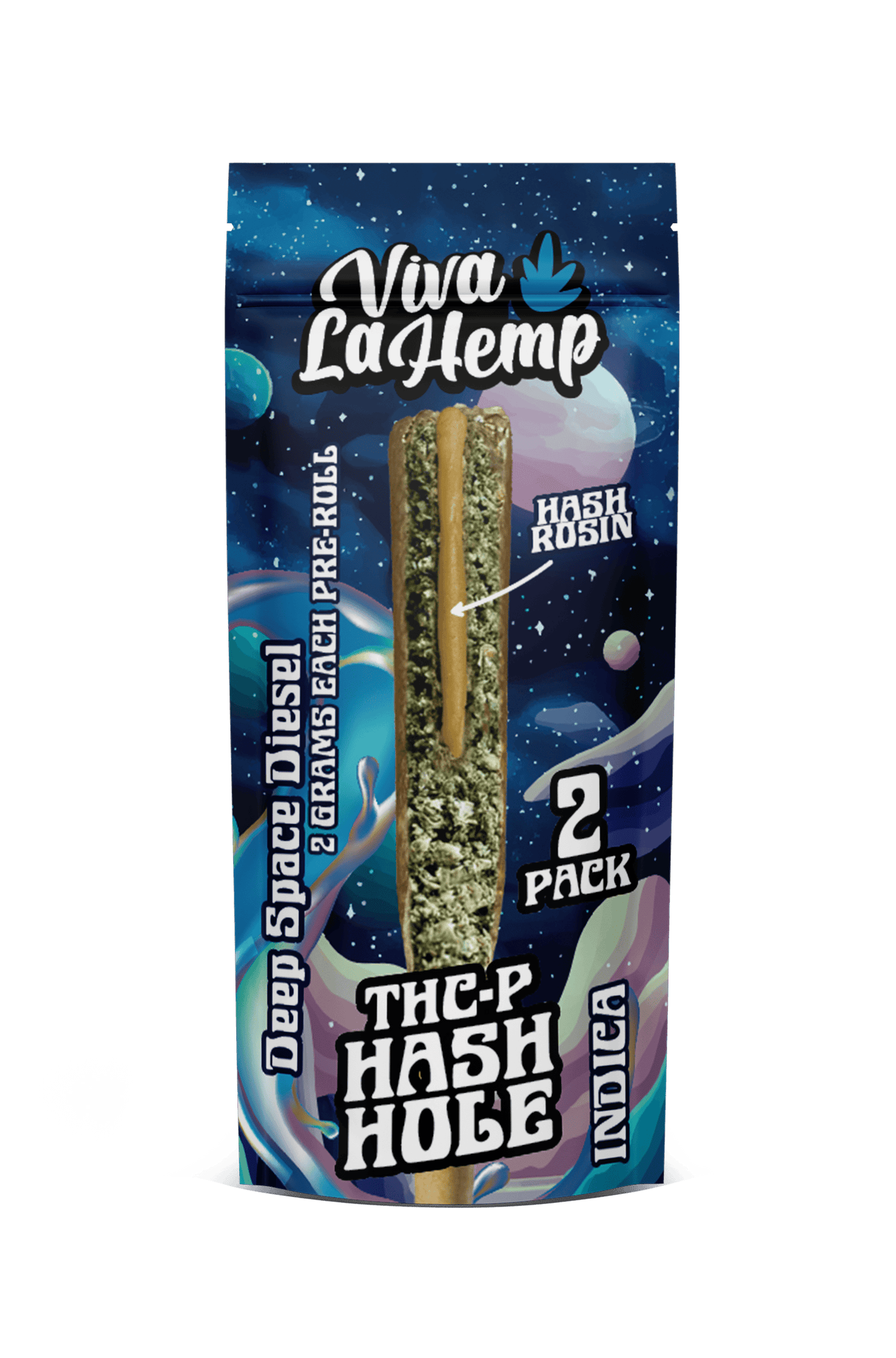 Deep Space Diesel - Viva La Hemp THCP Hash Hole Pre - Rolls 4G - Viva La Hemp