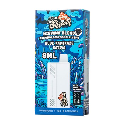 Blue Kamikaze - Viva La Shroom Mushroom Disposable 8G - Viva La Hemp