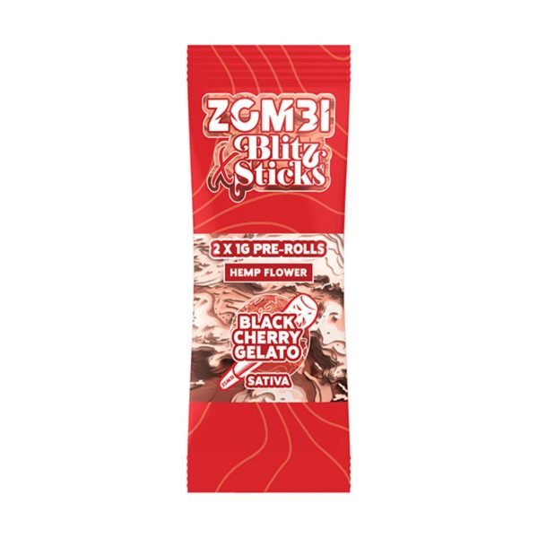 Black Cherry Gelato - Zombi Blitz Sticks Pre - Rolls 2G - Zombi