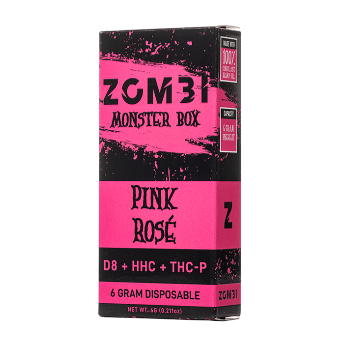 Pink Rose - Zombi Monster Box THCP Disposable 6G - Zombi