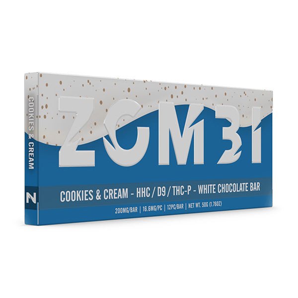 Cookies and Cream - Zombi THC - P Chocolate Bar - Zombi