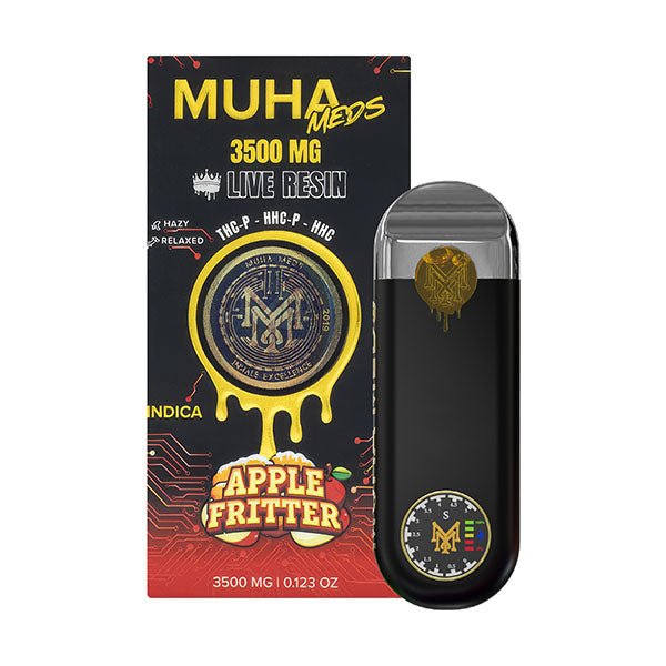 Apple Fritter - Muha Meds Gen 3 Live Resin Disposable 3.5G - Muha Meds - DC LLC