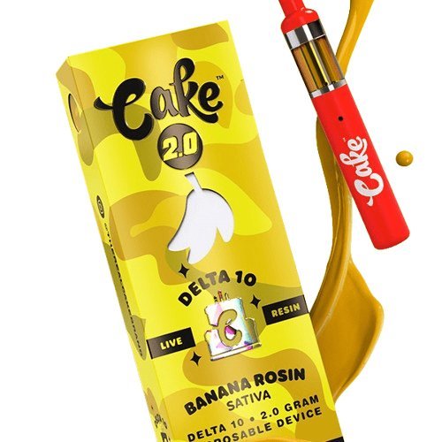 Banana Rosin - Cake Delta 10 Live Resin Disposable Vape 2G - Cake - DC LLC