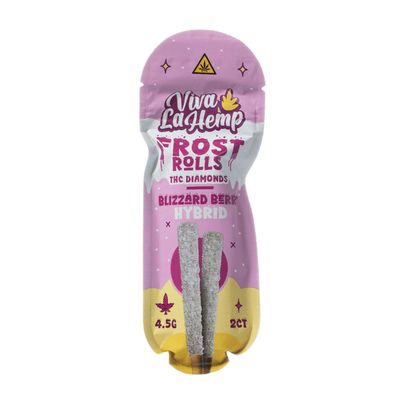 Berry Blizzard - Viva La Hemp Frost THC Pre Rolls 4.5G - Viva La Hemp - DC LLC