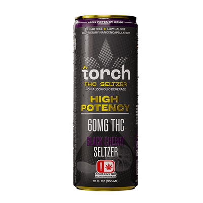 Black Cherry - Torch THC Seltzer 60MG - Torch - DC LLC