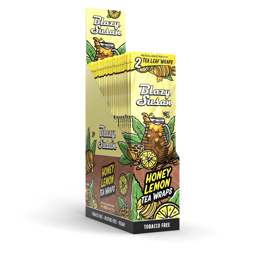 Blazy Susan Honey Lemon Tea Leaf Wraps | Full Box - Blazy Susan - DC LLC