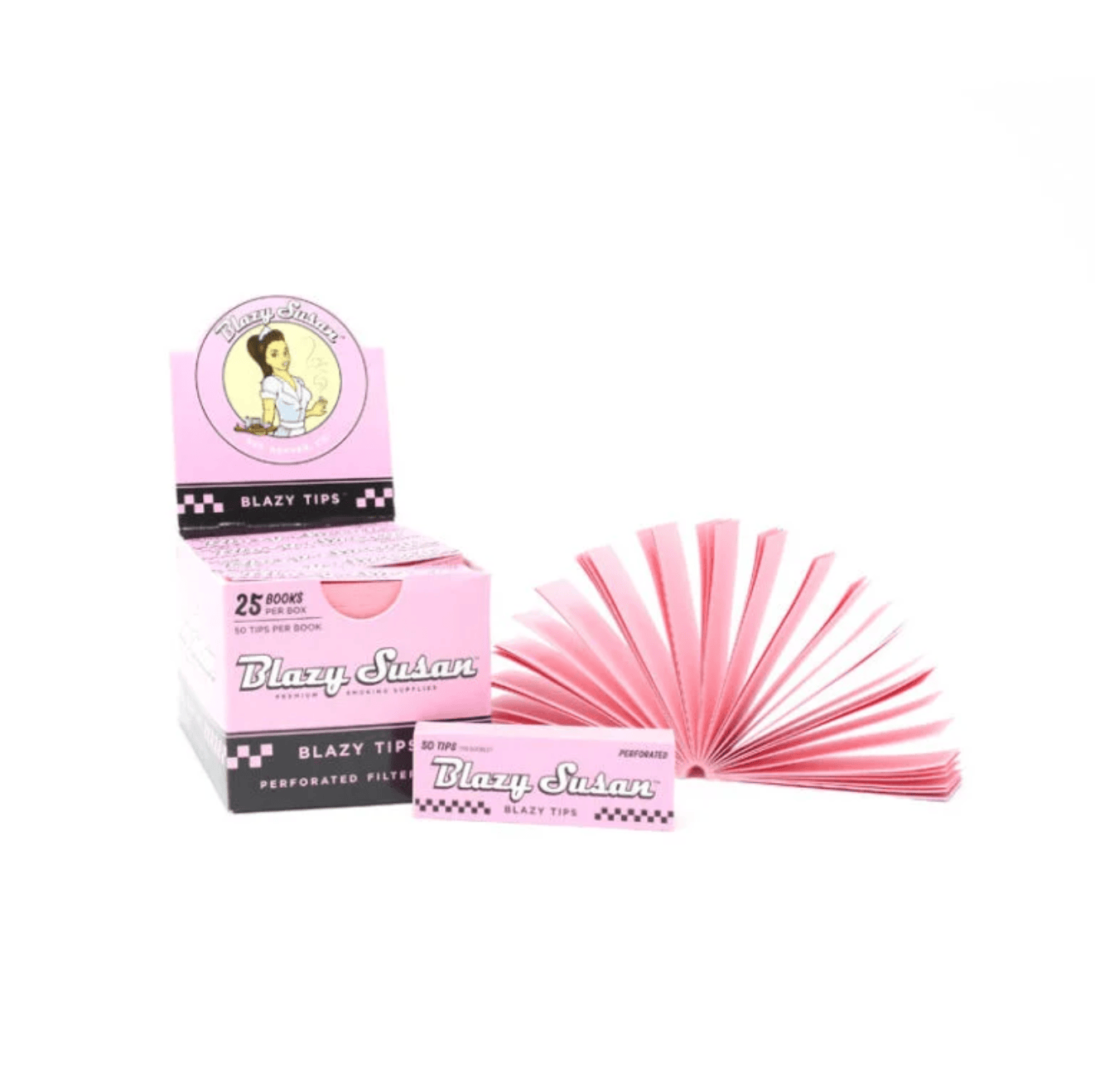 Blazy Susan Pink Filter Tips | Box - Blazy Susan - DC LLC
