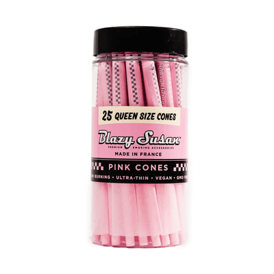 Blazy Susan Pink Pre Rolled Queen Size Cones | 25CT Jar - Blazy Susan - DC LLC