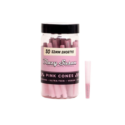 Blazy Susan Pink Shorty Pre Rolled Cones | 50CT Jar - Blazy Susan - DC LLC