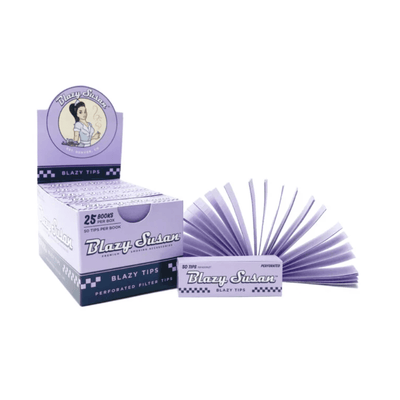 Blazy Susan Purple Filter Tips | Box - Blazy Susan - DC LLC
