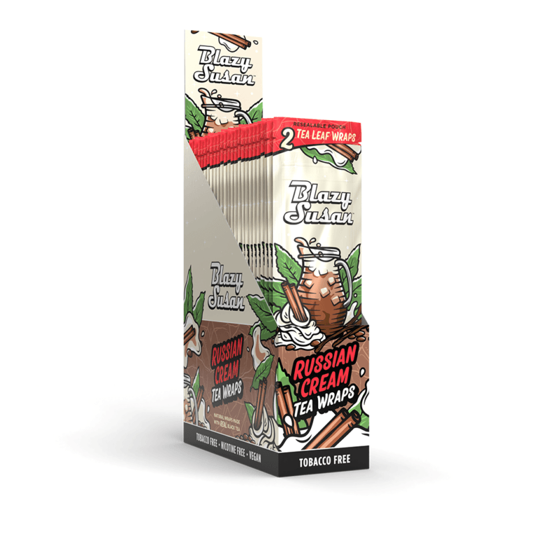 Blazy Susan Russian Cream Tea Leaf Wraps | Full Box - Blazy Susan - DC LLC