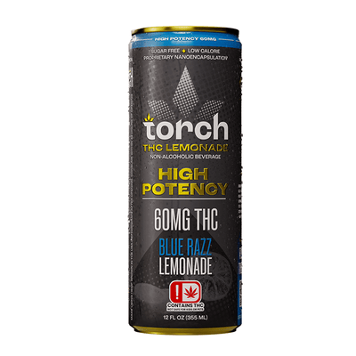 Blue Razz Lemonade - Torch THC Seltzer 60MG - Torch - DC LLC