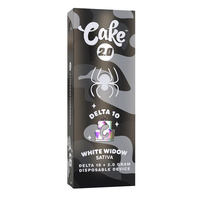 White Widow - CAKE Delta 10 Disposable Vape 2G -Cake