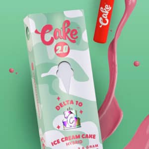 Ice Cream Cake - CAKE Delta 10 Disposable Vape 2G -Cake