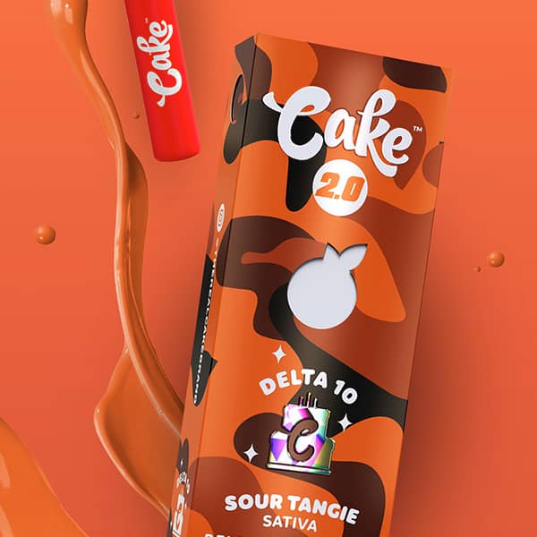 Sour Tangie - CAKE Delta 10 Disposable Vape 2G -Cake