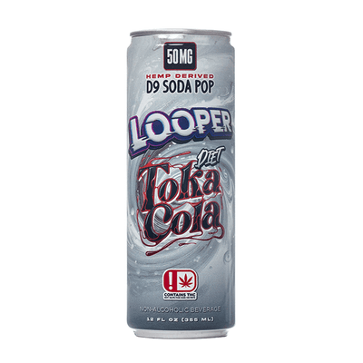 Diet Toka Cola - Looper Delta 9 Soda 50MG - Looper - DC LLC