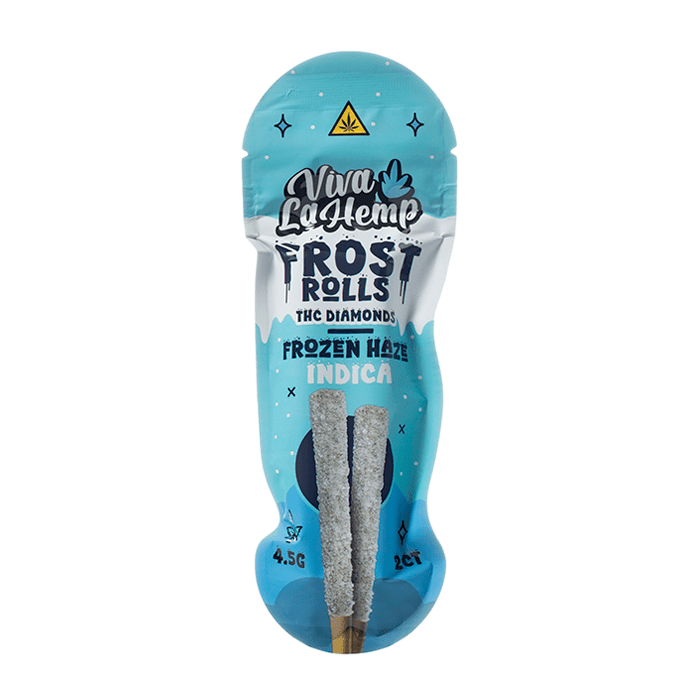 Frozen Haze - Viva La Hemp Frost THC Pre Rolls 4.5G - Viva La Hemp - DC LLC