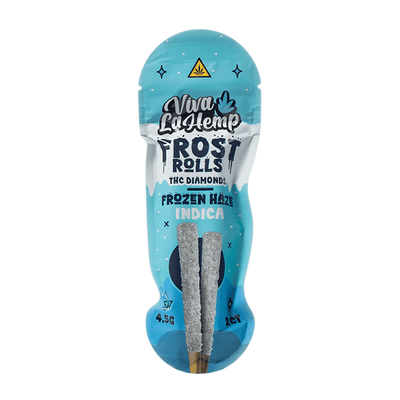 Frozen Haze - Viva La Hemp Frost THC Pre Rolls 4.5G - Viva La Hemp - DC LLC