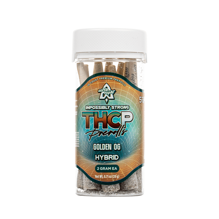 Golden OG - Astro Eight Impossibly Strong THCP Pre - Rolls 20G - Astro Eight - DC LLC
