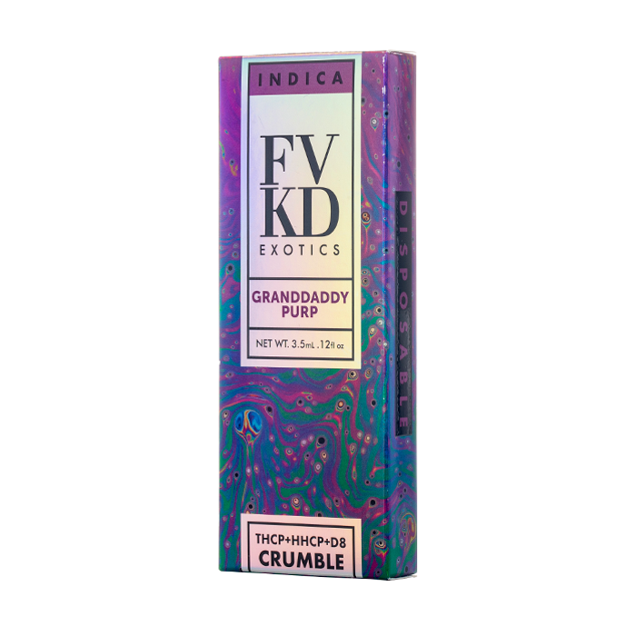 Grandaddy Purp - FVKD Exotics Crumble Disposable 3.5G - FVKD - DC LLC