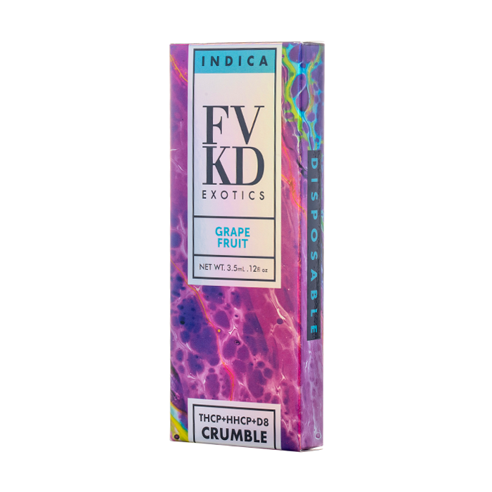 Grape Fruit - FVKD Exotics Crumble Disposable 3.5G - FVKD - DC LLC