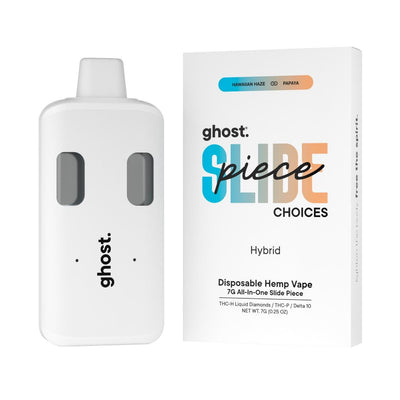 Hawaiian Haze x Papaya - Ghost Slide Piece THCa 7G - Ghost - DC LLC