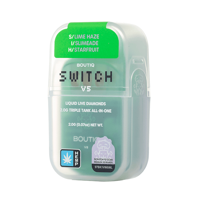 Lime Haze X Slimeade X Starfruit - Boutiq Swicth V5 Disposable 2G - Boutiq - DC LLC