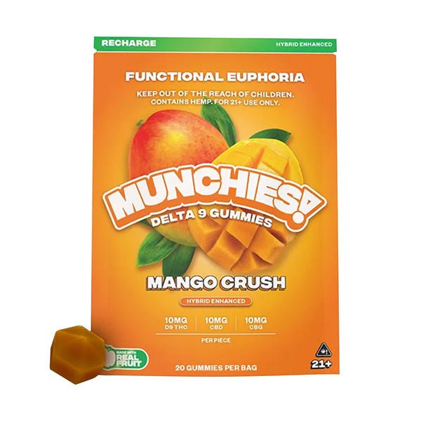 Mango Crush - Delta Munchies Euphoria Delta 9 Gummies - Munchies - DC LLC