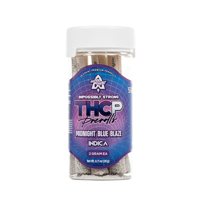 Midnight Blue Blaze - Astro Eight Impossibly Strong THCP Pre - Rolls 20G - Astro Eight - DC LLC