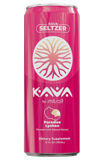 Paradise Lychee - Mitra 9 Kava Seltzer 12OZ - Mitra 9 - DC LLC