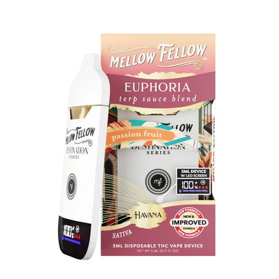 Passion Fruit - Mellow Fellow Havana Euphoria Terp Sauce Disposable 5G - Mellow Fellow - DC LLC
