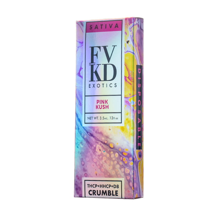 Pink Kush - FVKD Exotics Crumble Disposable 3.5G - FVKD - DC LLC